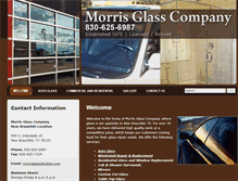 Tablet Screenshot of morrisglass-co.com